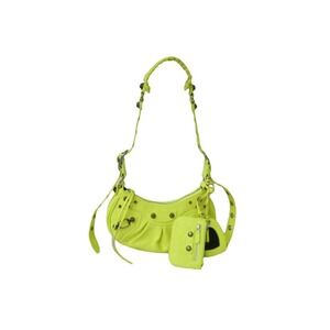 BALENCIAGA Le Cagole Xs Shoulder Bag Neon Yellow